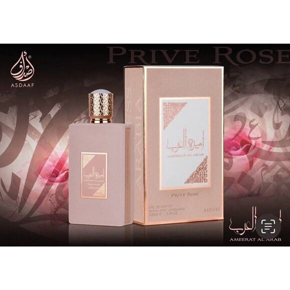 Ameerat Al Arab Prive Rose Asdaaf Eau de Parfum 3.4 oz Women's Spray - Picture 1 of 4
